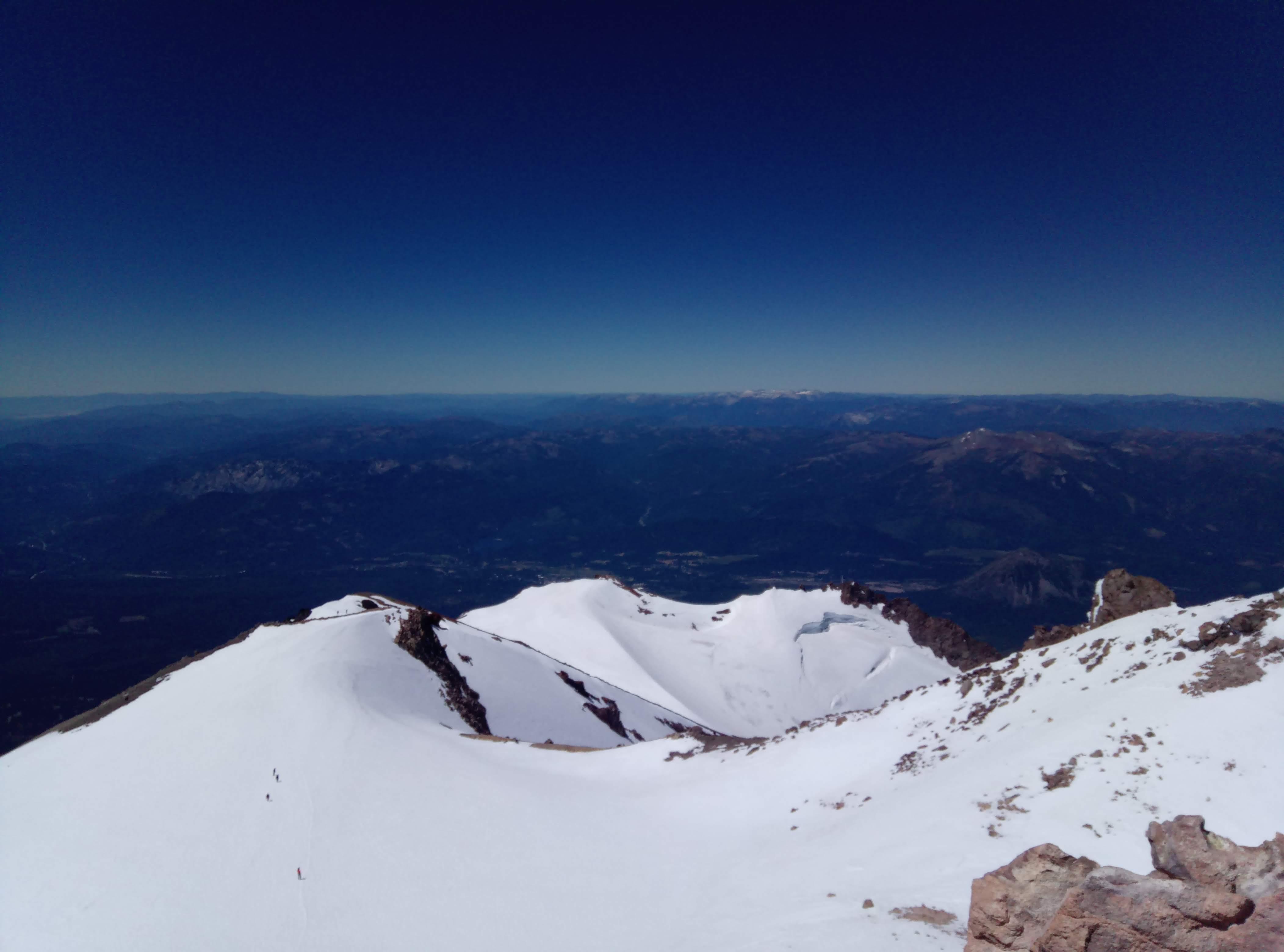 View from the summit to the south