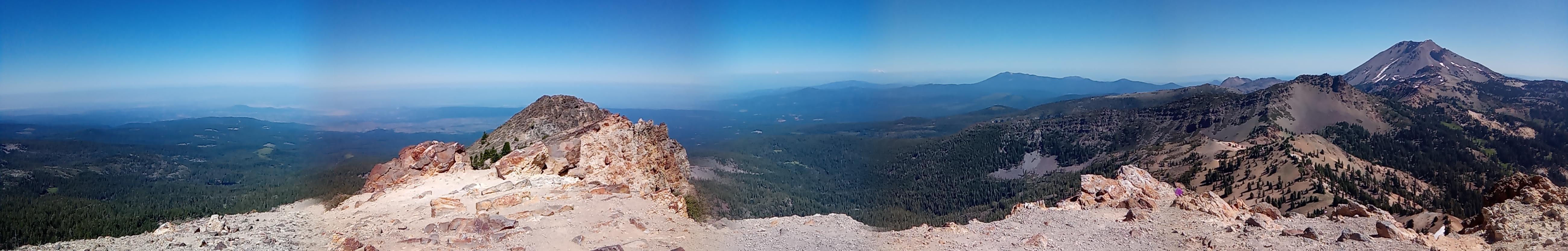 Panoramic view to the west