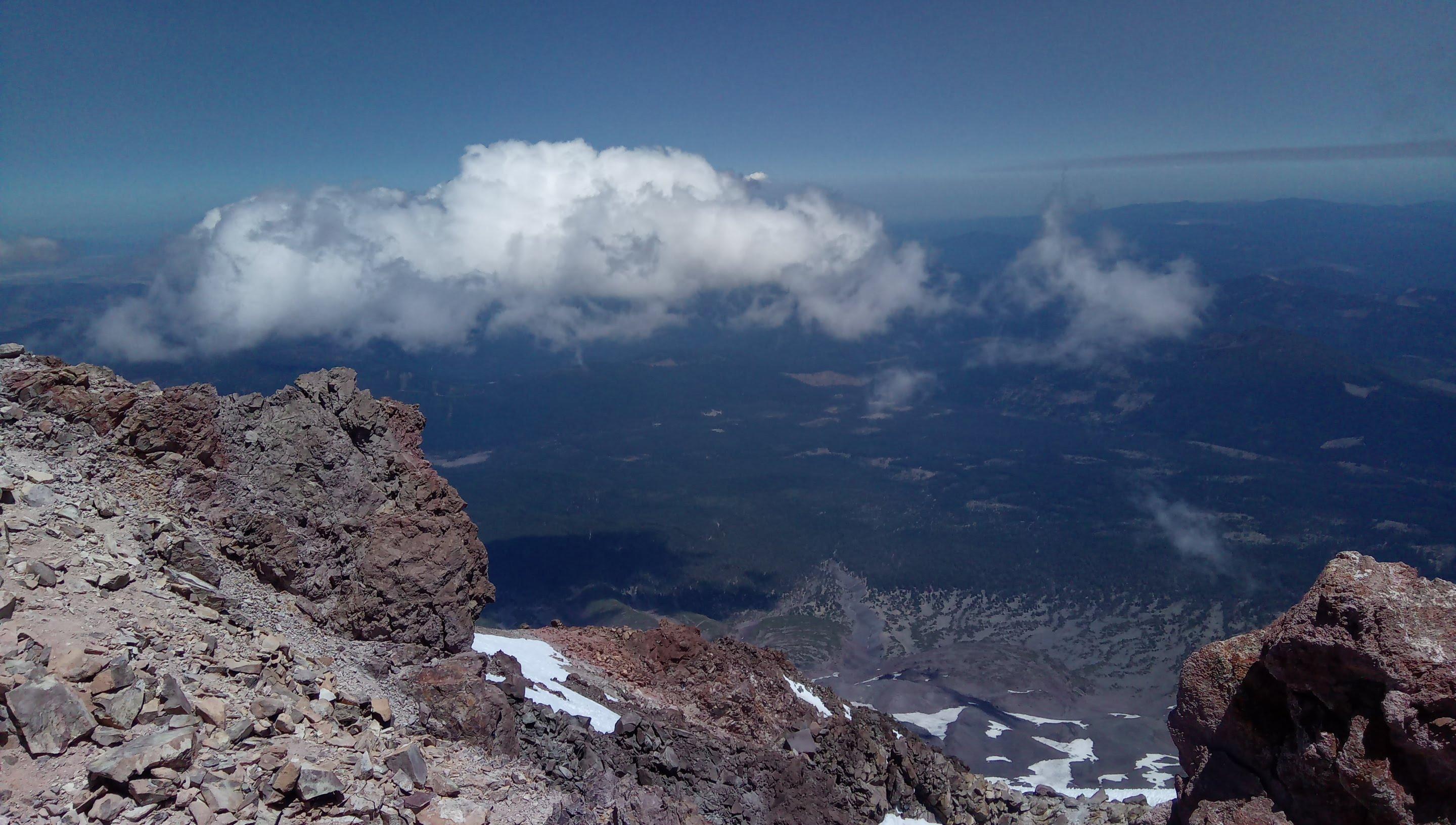 View from the summit to the north