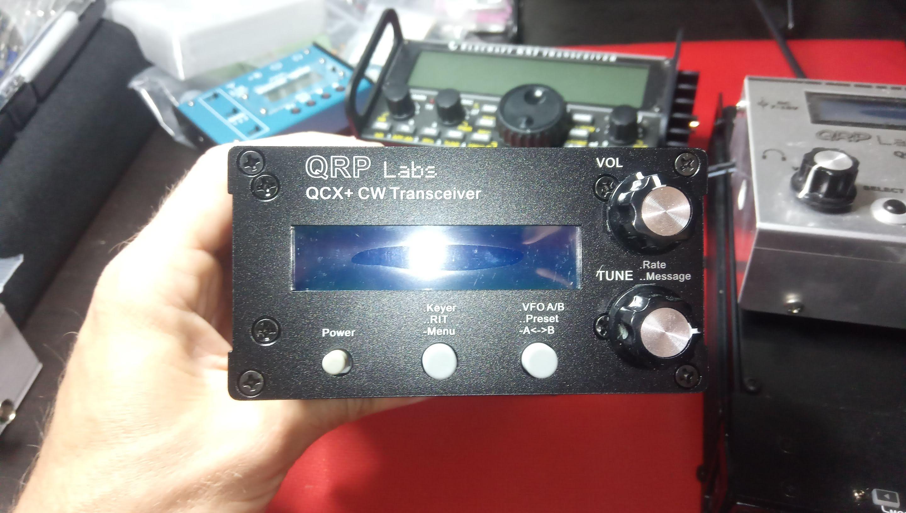 QCX+ CW radio kit from QRP Labs