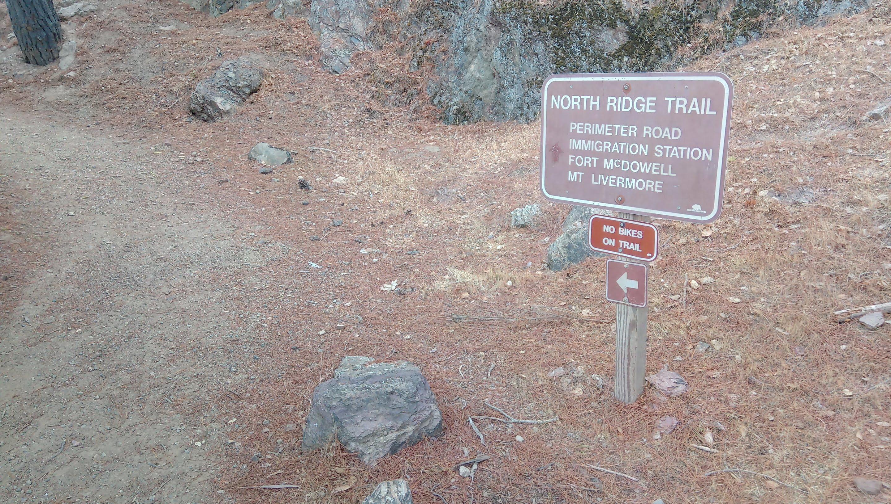 North ridge trail plaque