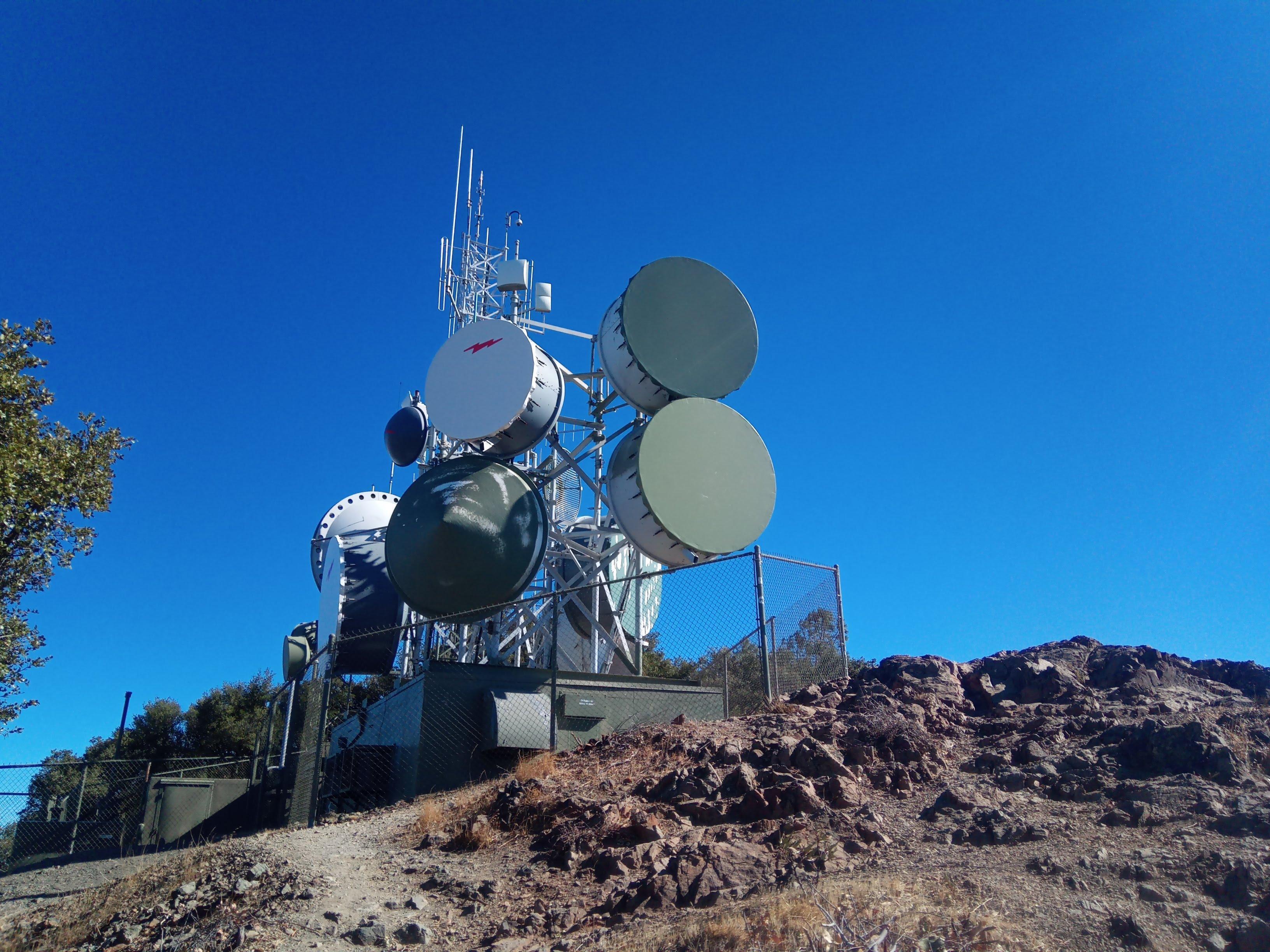 Antennae on the summit