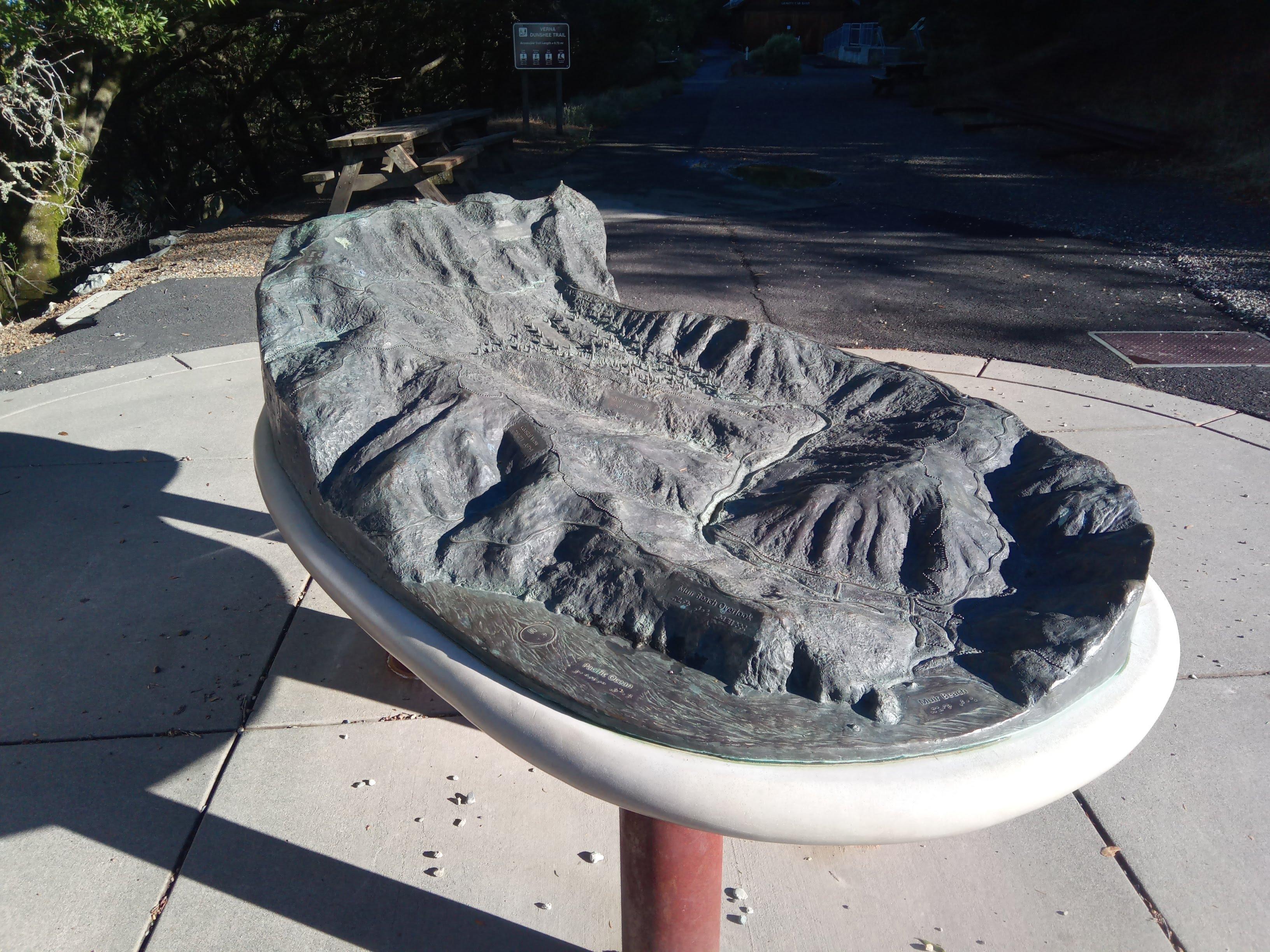 Mount Tamalpais topo cast