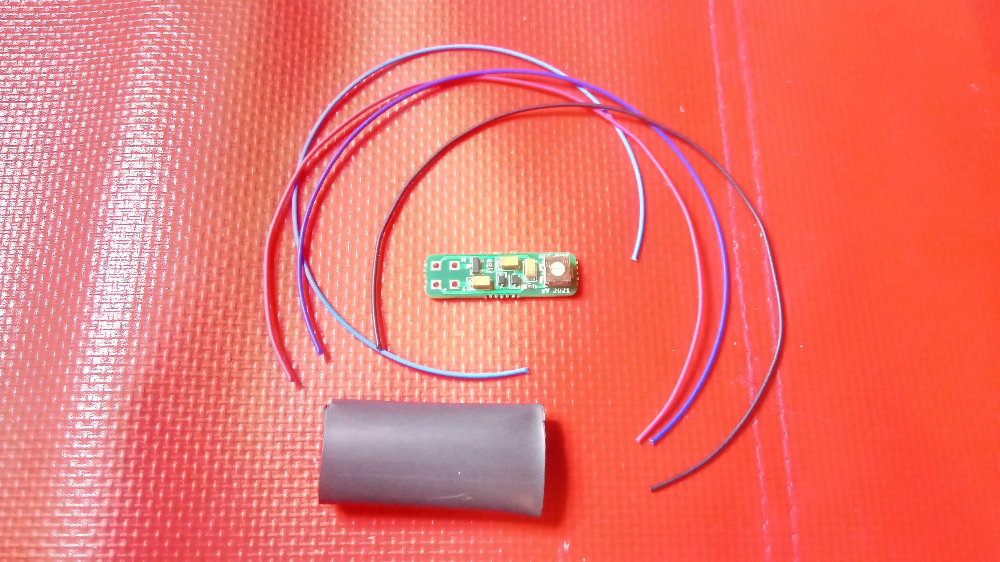 AGC kit prior to soldering