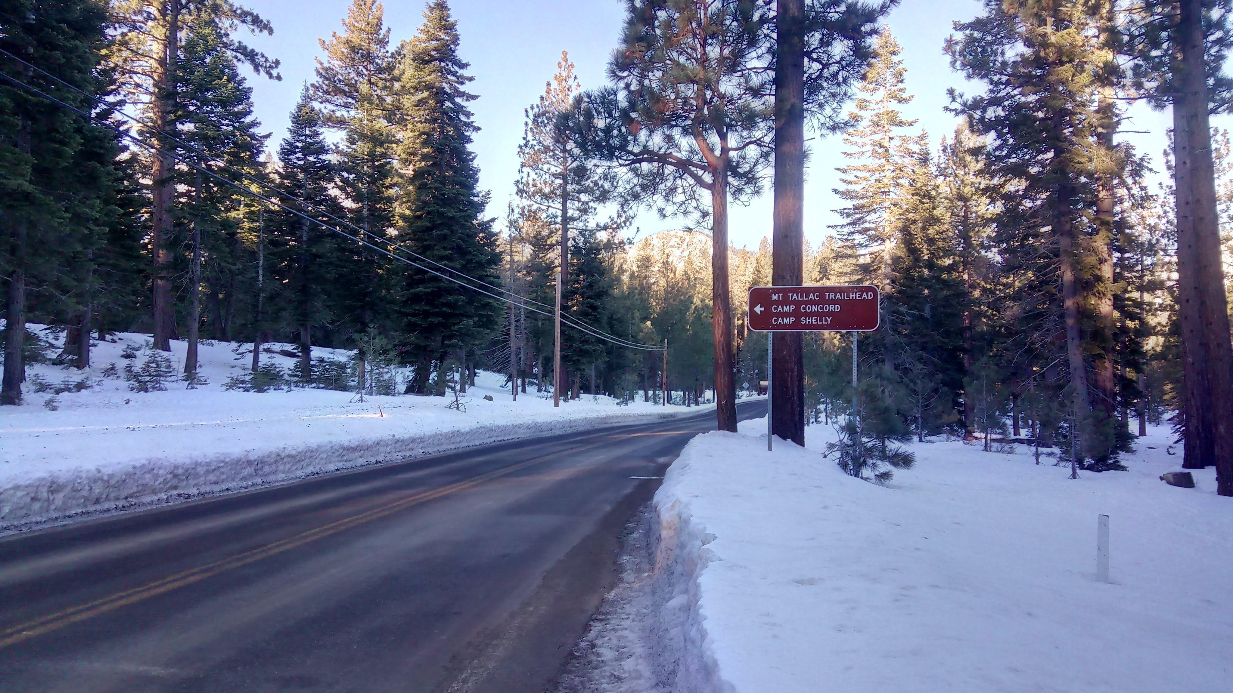 Winter parking is some distance from the entrance