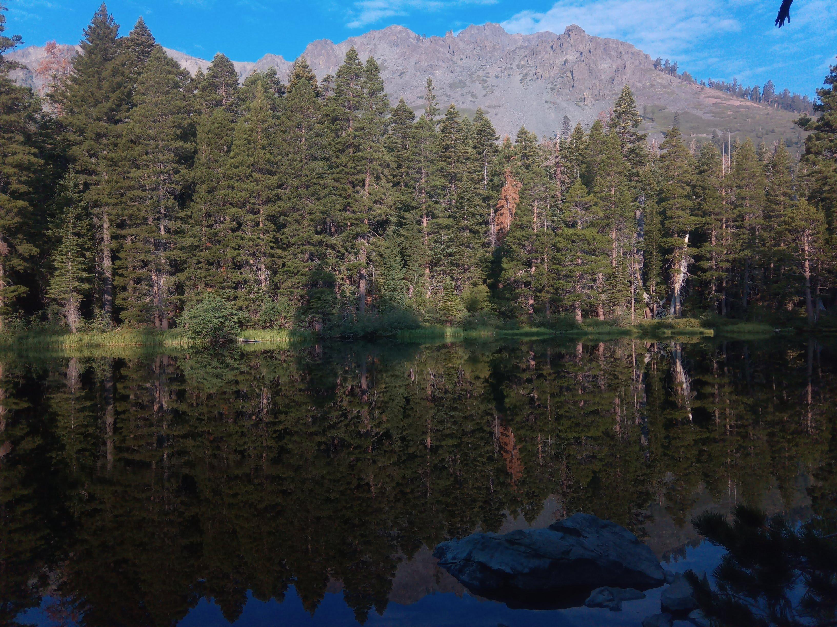 Floating Island lake and mt. Tallac as a backdrop