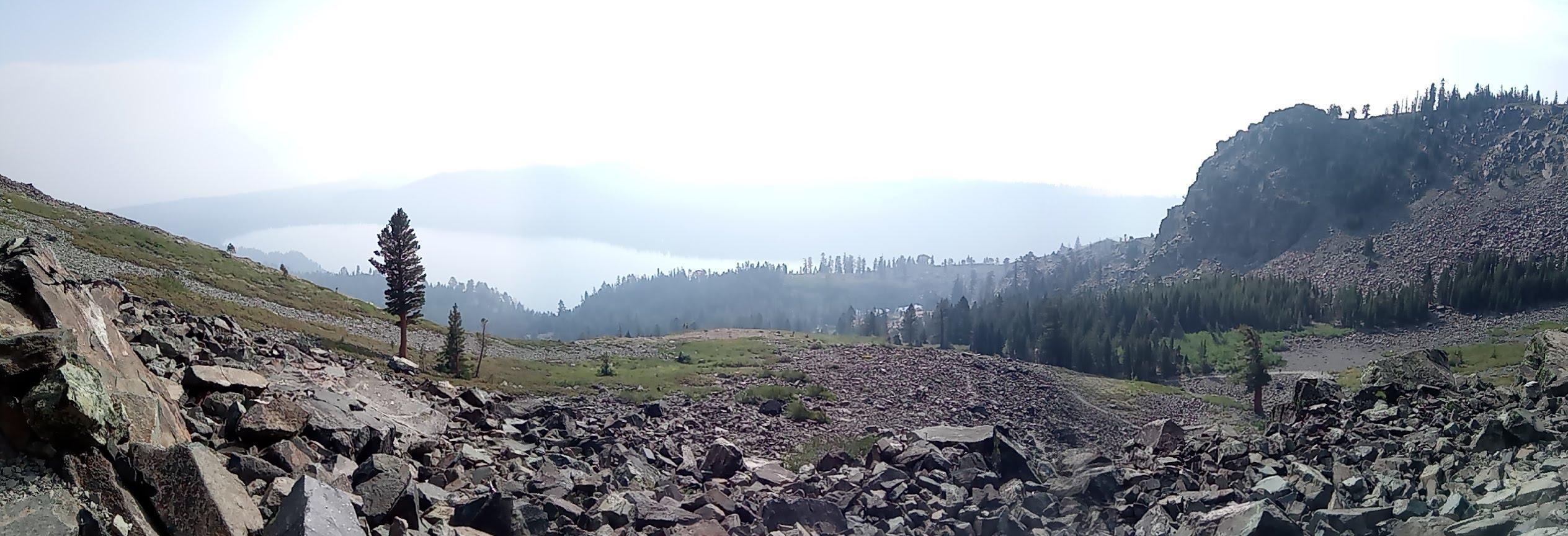 Fallen Leaf lake as seen from mt. Tallac shoulder