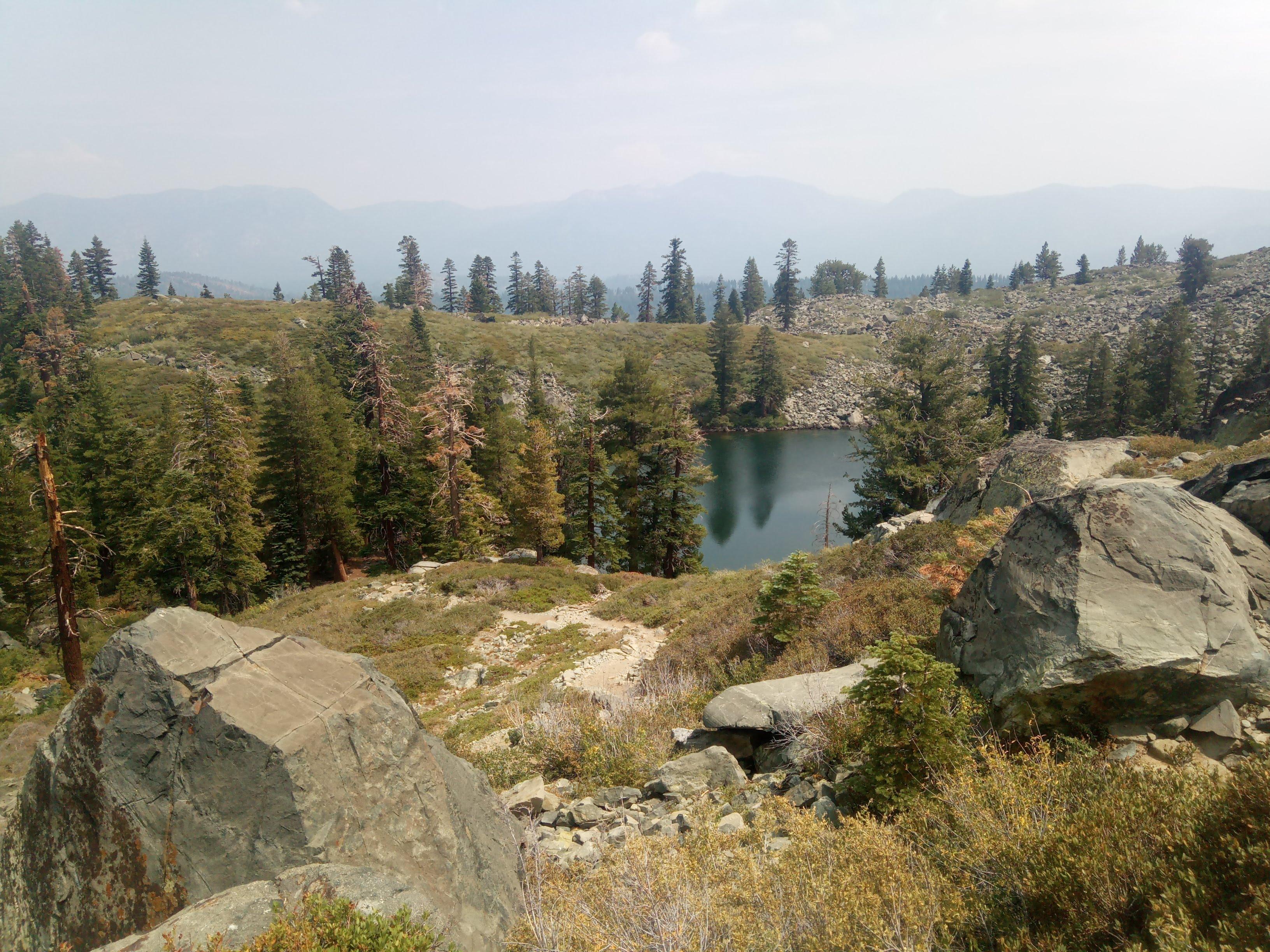 Above the Cathedral lake