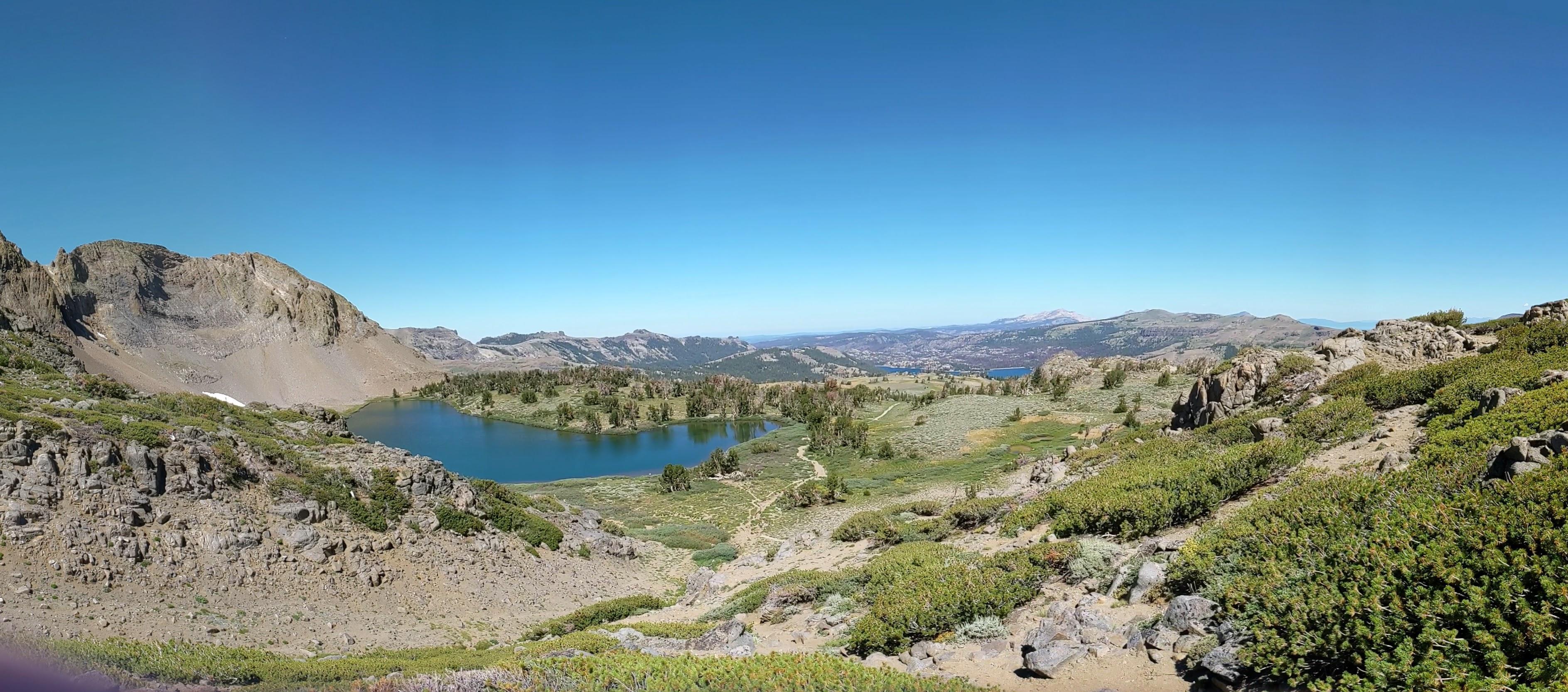 As you climb above Round Top Lake there are no more trees