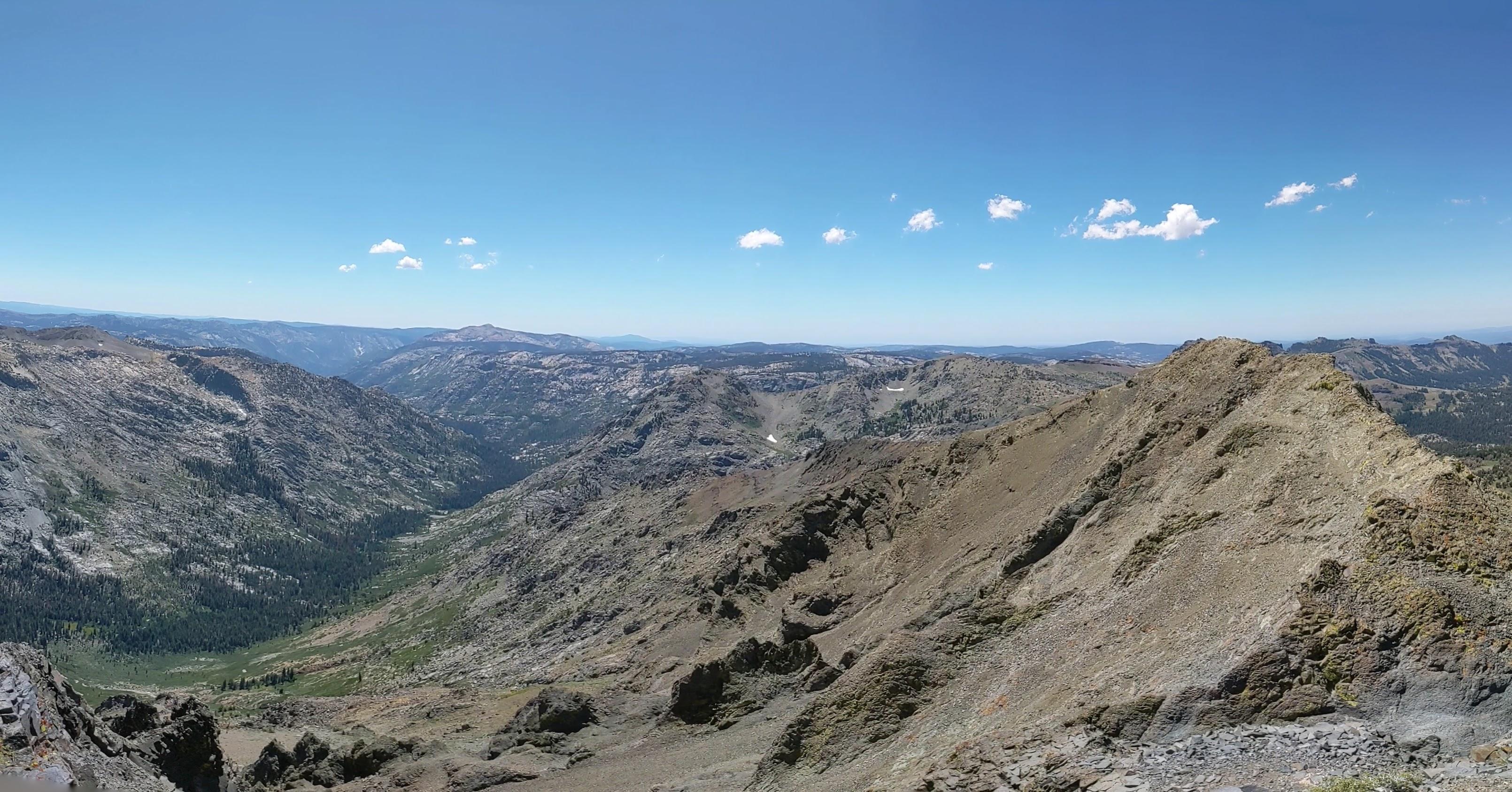 Summit view toward South West, Summit City Canyon (there is no City)