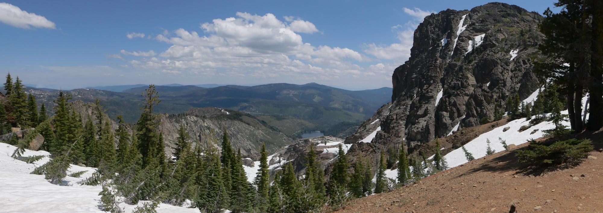 Panorama toward the east, Lower Sardine lake